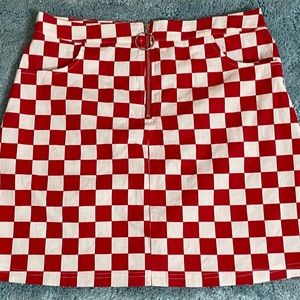 Checkered Skirt